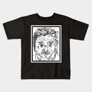 Albert Einstein Pop Art Kids T-Shirt